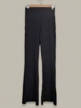 NWOT Lululemon Black Groove Nulu Super High Rise Flared Pants Size 6